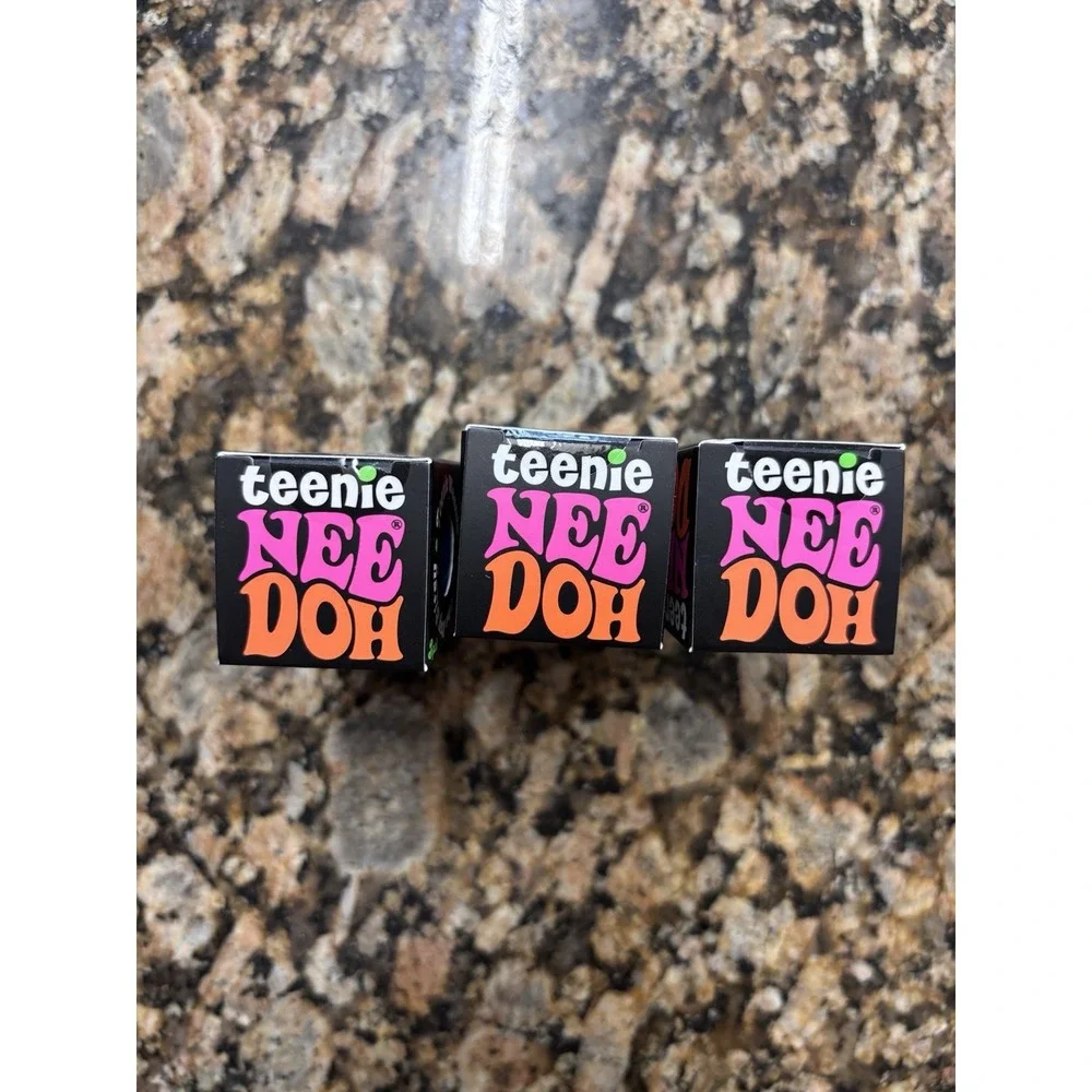 Teenie NeeDoh Stress Squeeze Ball 3pk Bundle Nee Doh (3)